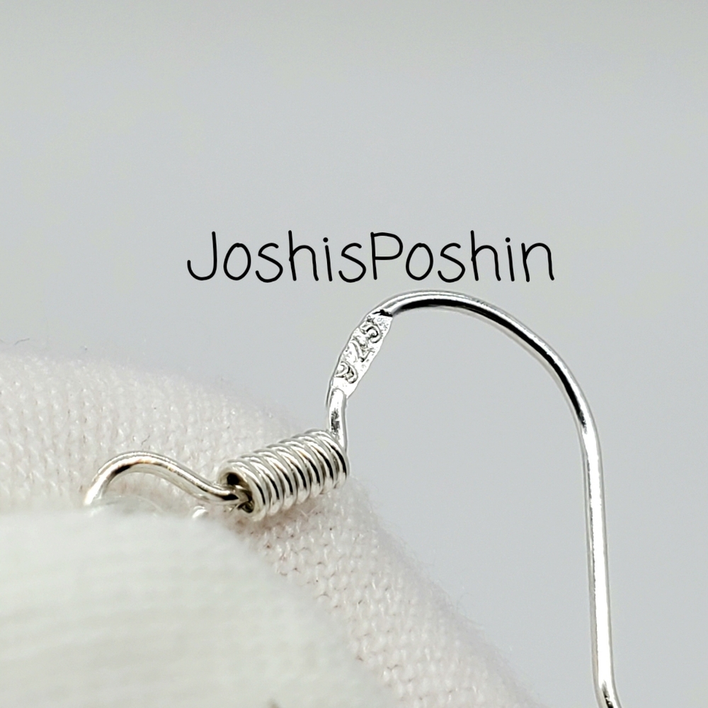 Silver 925 handmade ice cream cone earrings - Picture 6 of 7